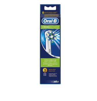 ORALB RECAMBIO. CROSSACT 3 CABEZALES